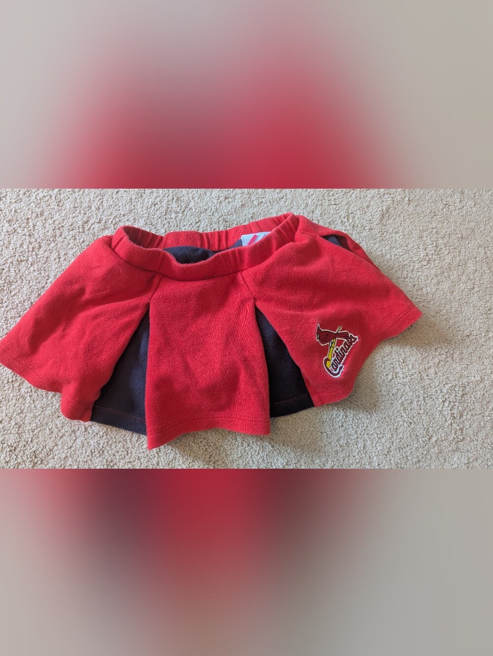 Cardinals Girls' Pleated Skirt
